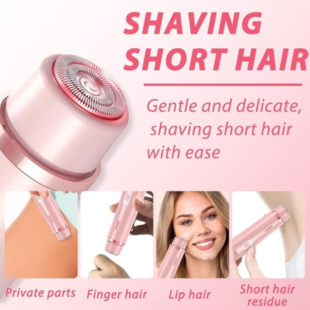 2 in 1 Electric Lady Shaver Dual Head