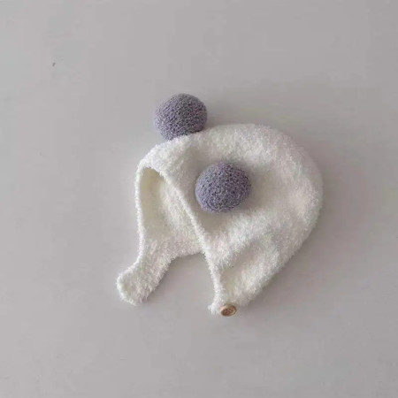 Winter Warm Baby Hat [Brown]